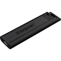 Kingston DataTraveler 1TB Max 1000R/900W USB 3.2 Gen 2, Lápiz USB negro, 1 TB, USB Tipo C, 3.2 Gen 2 (3.1 Gen 2), 1000 MB/s, Deslizar, Negro