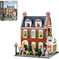 Lumibricks Casa adosada de ladrillo rojo, Juegos de construcción 