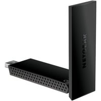 Netgear Nighthawk AX1800 router inalámbrico Doble banda (2,4 GHz / 5 GHz) Negro, Adaptador Wi-Fi negro, Wi-Fi 6 (802.11ax), Doble banda (2,4 GHz / 5 GHz), Negro, Enrutador portátil