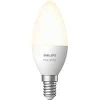 Philips Hue 8719514320628A Iluminación inteligente, Lámpara LED Philips Hue White 8719514320628A, Bombilla inteligente, Bluetooth/Zigbee, Blanco, LED, E14, Vela