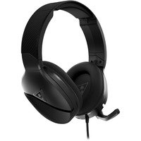 Turtle Beach Recon 200 Gen 2 Auriculares Alámbrico Diadema Juego Negro, Auriculares para gaming negro, Alámbrico, Juego, 20 - 20000 Hz, 512,6 g, Auriculares, Negro