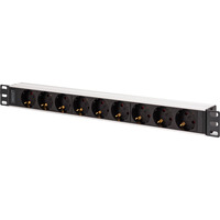 Digitus DN-95427, Regleta negro/Aluminio