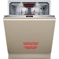 Neff S157ECX14E lavavajillas Completamente integrado 14 cubiertos Completamente integrado, Tamaño completo (60 cm), Acero inoxidable, Botones, 1,75 m, 1,65 m