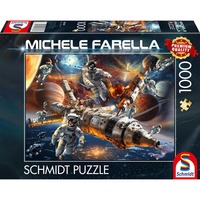 Schmidt Spiele Michele Farella: Mundos estelares mágicos - Ingravidez en el espacio, Puzzle 