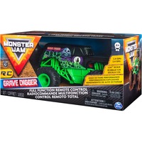 Spin Master Monster Jam - Coche TELEDIRIGIDO Grave Digger - Coche RC Grave Digger a Escala 1:24-2.4GHZ hasta 76m - 6044955 - Juguetes Niños 4 Años +, Radiocontrol negro/Verde, Monster Jam - Coche TELEDIRIGIDO Grave Digger - Coche RC Grave Digger a Escala 1:24-2.4GHZ hasta 76m - 6044955 - Juguetes Niños 4 Años +, Monster truck, 4 año(s)