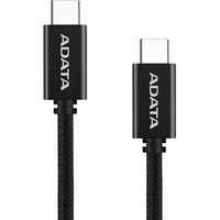 ADATA CACC-100PN-BK cable USB USB 2.0 1 m USB C Negro negro, 1 m, USB C, USB C, USB 2.0, 480 Gbit/s, Negro