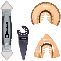 EINHELL Juego de herramientas múltiples para azulejos, 4 piezas, Rueda de esmeril 
