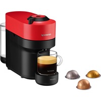 Krups Vertuo Pop XN9205 Totalmente automática Macchina per caffè a capsule 0,56 L, Cafetera de cápsulas negro/Rojo oscuro, Macchina per caffè a capsule, 0,56 L, Cápsula de café, 1500 W, Negro, Rojo