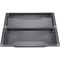 Siemens HZ530000 pieza y accesorio de hornos Bandeja de cocina Negro Acero, Bandeja para hornear antracita, Bandeja de cocina, Siemens, Acero, Horno, Negro, 440 mm
