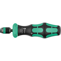 Wera 838 RA-R L Portabits manual con función de trinquete, Destornillador negro/Verde
