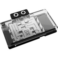 Alphacool Core RX 9070 XT Red Devil, Refrigeración por agua transparente/Cromado