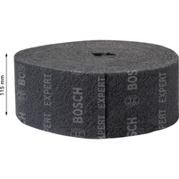Bosch 2 608 901 231 papel de lija Rollo abrasivo Grano extrafino 1 pieza(s), Hoja de lija gris, Rollo abrasivo, Grano extrafino, Vellón, Trabajo de acabado, Eliminación de pintura, Metal, Madera, Gris