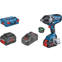 Bosch GDS 18V-1050 HC 1750 RPM Negro, Azul, Tornillo de percusión azul/Negro, Destornillador de impacto, Mango de pistola, 3/4", Negro, Azul, 1750 RPM, 1300 RPM