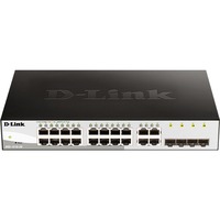 D-Link DGS-1210-20 Gestionado L2 Gigabit Ethernet (10/100/1000) 1U Negro, Interruptor/Conmutador Gestionado, L2, Gigabit Ethernet (10/100/1000), Bidireccional completo (Full duplex), Montaje en rack, 1U