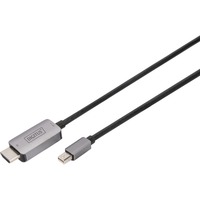 Digitus Cable adaptador mini DisplayPort > HDMI 8K negro