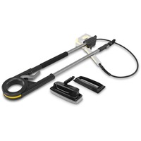Kärcher Kit de limpieza para fachadas y superficies de vidrio, Cepillos de lavado negro