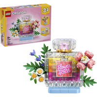 LEGO Creator 3 en 1 Botella de perfume con decoración floral, Juegos de construcción 