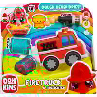MGA Entertainment DohKins Firetruck & Firefighter Set de utensilios para jugar con plastilina 192 g Multicolor, Modelado Set de utensilios para jugar con plastilina, Multicolor, Niño, Niño/niña, 3 año(s), 99 año(s)