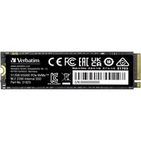 Verbatim Vi5000 512 GB M.2 PCI Express 4.0 NVMe 3D NAND, Unidad de estado sólido 512 GB, M.2, 5000 MB/s