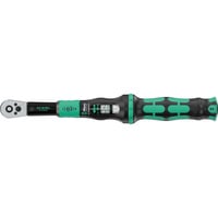 Wera Llave dinamométrica con cuadrado pasante Click-Torque Lock A 5 R/L, Llave de torsión negro/Verde