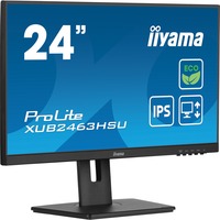 iiyama ProLite XUB2463HSU-B1 pantalla para PC 60,5 cm (23.8") 1920 x 1080 Pixeles Full HD LED Negro, Monitor LED negro (mate), 60,5 cm (23.8"), 1920 x 1080 Pixeles, Full HD, LED, 3 ms, Negro