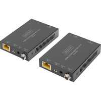Digitus Set Extensor HDMI 4K/60Hz, 70 Metros, Alargador de HDMI negro