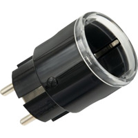 Shelly Plug S Gen3 MTR, Toma de corriente con interruptor negro