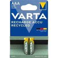 Varta 56813 101 402 pila doméstica Batería recargable AAA Níquel-metal hidruro (NiMH) Batería recargable, AAA, Níquel-metal hidruro (NiMH), 1,2 V, 2 pieza(s), 800 mAh
