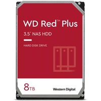 WD Red Plus 3.5" 8000 GB Serial ATA III, Unidad de disco duro 3.5", 8000 GB, 5400 RPM