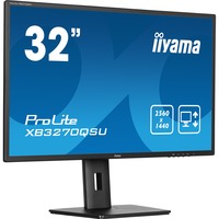 iiyama ProLite XB3270QSU-B1 pantalla para PC 80 cm (31.5") 2560 x 1440 Pixeles Quad HD LED Negro, Monitor LED negro (mate), 80 cm (31.5"), 2560 x 1440 Pixeles, Quad HD, LED, 3 ms, Negro