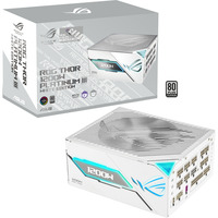 ASUS ROG Thor 1200W Platinum III White Edition (ROG Equalizer), Fuente de alimentación de PC negro, 1200 W, 100 - 240 V, Activo, 125 W, 1200 W, 125 W