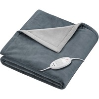 Beurer Manta térmica HD 75 Cosy Dark Grey, Mantas eléctricas gris oscuro