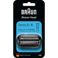 Braun 81697104 accesorio para maquina de afeitar Cabezal para afeitado, Cabezal de afeitado negro, Cabezal para afeitado, 1 cabezal(es), Negro, 18 mes(es), Alemania, Braun