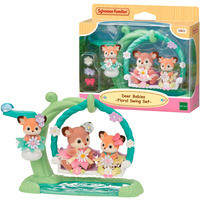 EPOCH Sylvanian Families - Set de juego Bebés ciervo con columpio de flores, Juegos de construcción 