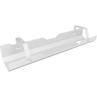 ICY BOX IB-EWA100W-CM Bandeja portacables recta Blanco, Guía para cable blanco, Bandeja portacables recta, Acero, Blanco