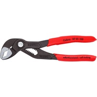 KNIPEX KP-8701150 Alicates, Alicates para bomba de agua / tubos negro/Rojo, Rojo, 15 cm, 145 g