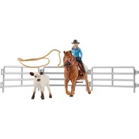Schleich Cowgirl Team Roping Fun, Muñecos 3 año(s), Multicolor