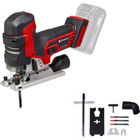 EINHELL Sierra de calar profesional a batería TP-JST 18/135 Li BL - Solo, 18 Voltios rojo/Negro