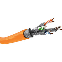 goobay Cable de red Cat.7a S/FTP (PiMF) Dca naranja