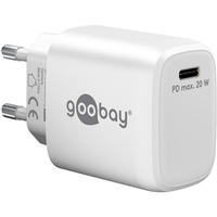 goobay Cargador rápido USB-C, PD, GaN, 20 vatios blanco