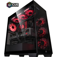 ALTERNATE ALT-ICUECS-AMD-001, Gaming-PC negro/Transparente