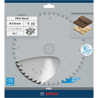 Bosch 2 608 837 714 hoja de sierra circular 21 cm 1 pieza(s) Madera noble, Madera blanda, Madera, 21 cm, 3 cm, 1,2 mm, 7000 RPM, 1,7 mm