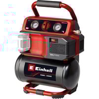 EINHELL Compresor a batería Power X-Change TE-AC 18/75 Li OF-Solo, 18Volt negro/Rojo