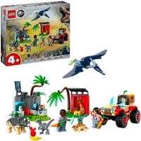 LEGO Centro de Rescate de Crías de Dinosaurio, Juegos de construcción Juego de construcción, 4 año(s), Plástico, 139 pieza(s), 459 g