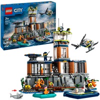 LEGO City Isla Prisión de la Policía, Juegos de construcción Juego de construcción, 7 año(s), Plástico, 980 pieza(s), 2,17 kg