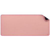 Logitech Desk Mat Alfombrillas para ratón, Alfombrilla de ratón rosa, Rosa, Monocromo, Nylon, Poliéster, Caucho, Base antiderrapante