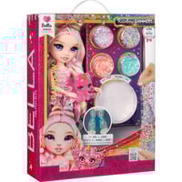 MGA Entertainment Rainbow Shimmers with Slime Fashion Doll - Bella (pink), Muñecos Rainbow High Rainbow Shimmers with Slime Fashion Doll - Bella (pink), Muñeca fashion, Femenino, 4 año(s), Niño/niña, 280 mm, Multicolor