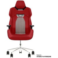 Thermaltake Silla gaming ARGENT E700 Storm Black Tela pata de gallo, Asientos de juego rojo/Negro