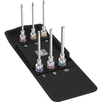 Wera 8740 C HF 2 Juego de dados Zyklop con hexágono interior, Conjuntos de bits 