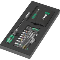 Wera Kraftform Kompakt y Tool-Check PLUS Set 1, 57 piezas, Kit de herramientas negro/Verde